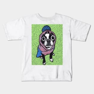 Boston Terrier Sweater Hoodie Kids T-Shirt